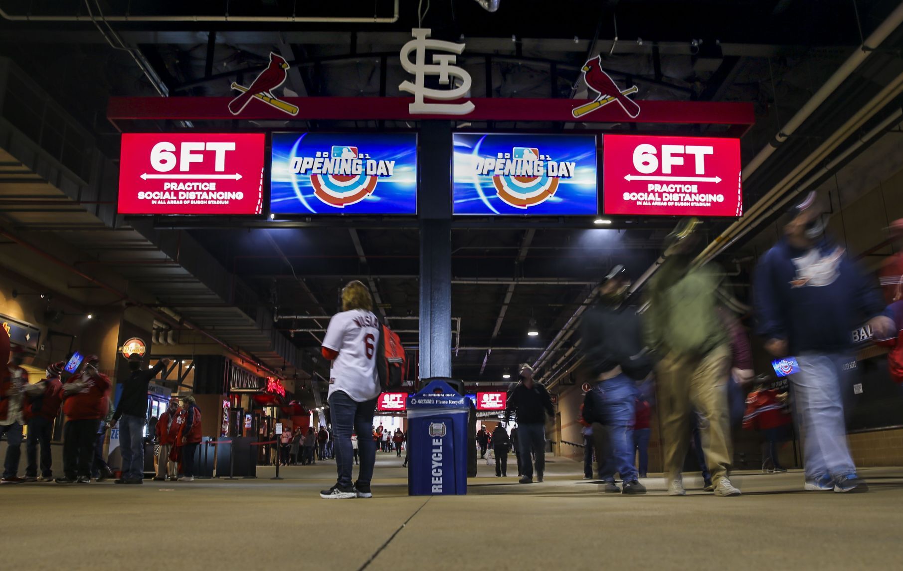 Cardinals welcome fans for 2021 home opener